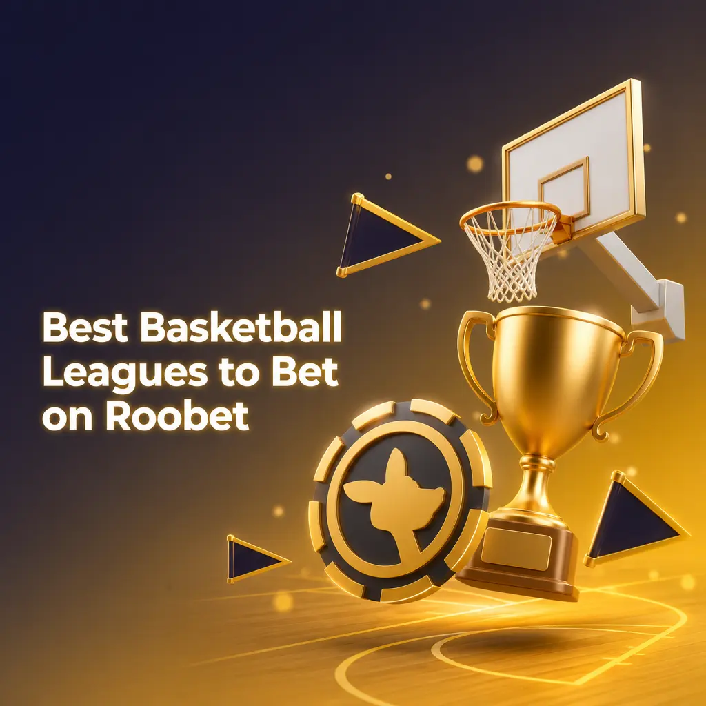 Overview of top basketball leagues and tournaments available for betting on Roobet, including NBA, European clubs, and international competitions.