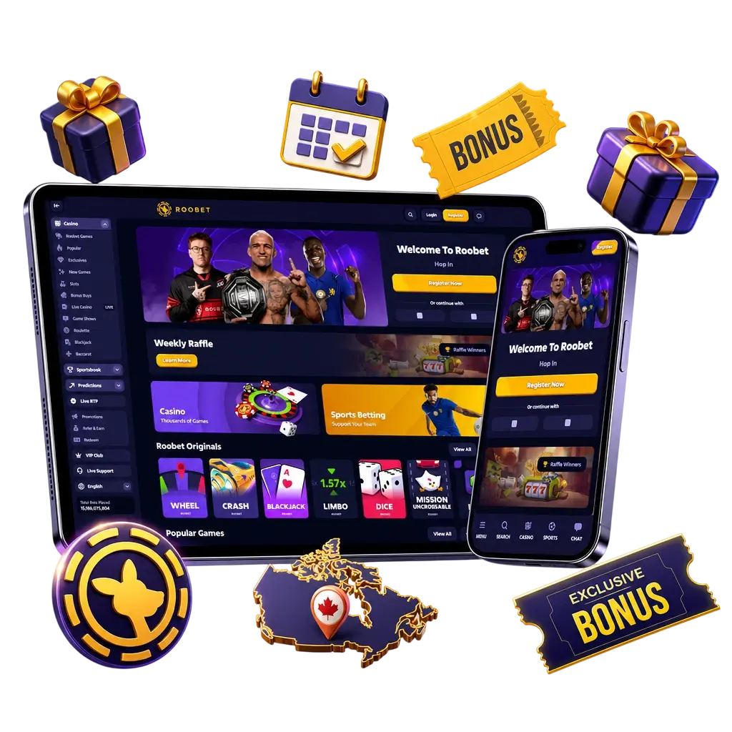 Roobet extra bonuses: weekly cashback, Accumulator Boost for parlays, and Friday Reload Bonus for active players
