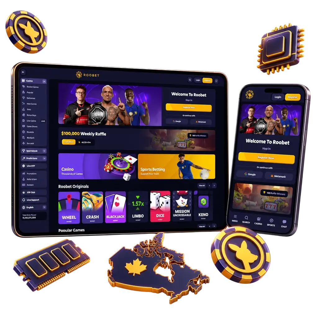 Roobet Android app system requirements: Android 5.0+, 2GB RAM, 100MB storage, 1.4GHz quad-core processor