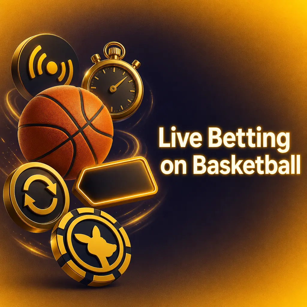 Roobet sportsbook live basketball betting screen showing real-time odds, match stats, and cash out options during a game.