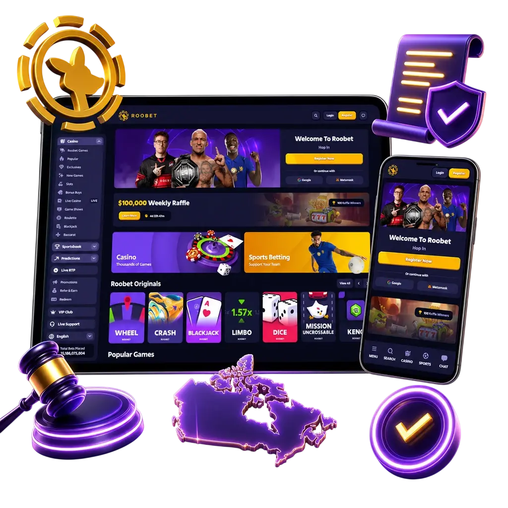 Roobet withdrawal rules in Canada: KYC verification, matching payment methods, personal accounts, wagering requirements, and deposit turnover.
